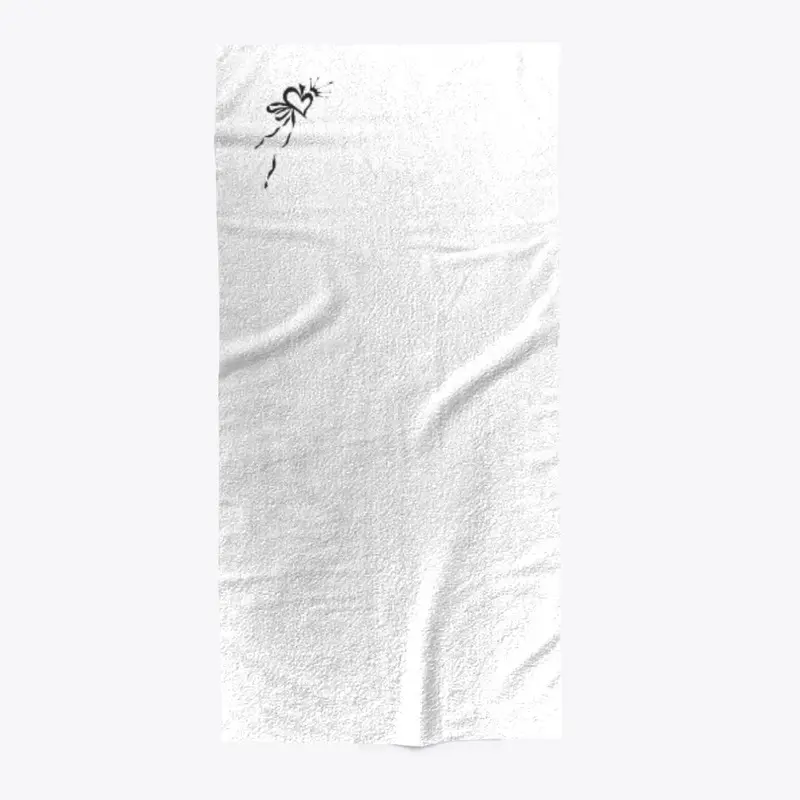 Queen of Spades beach towel